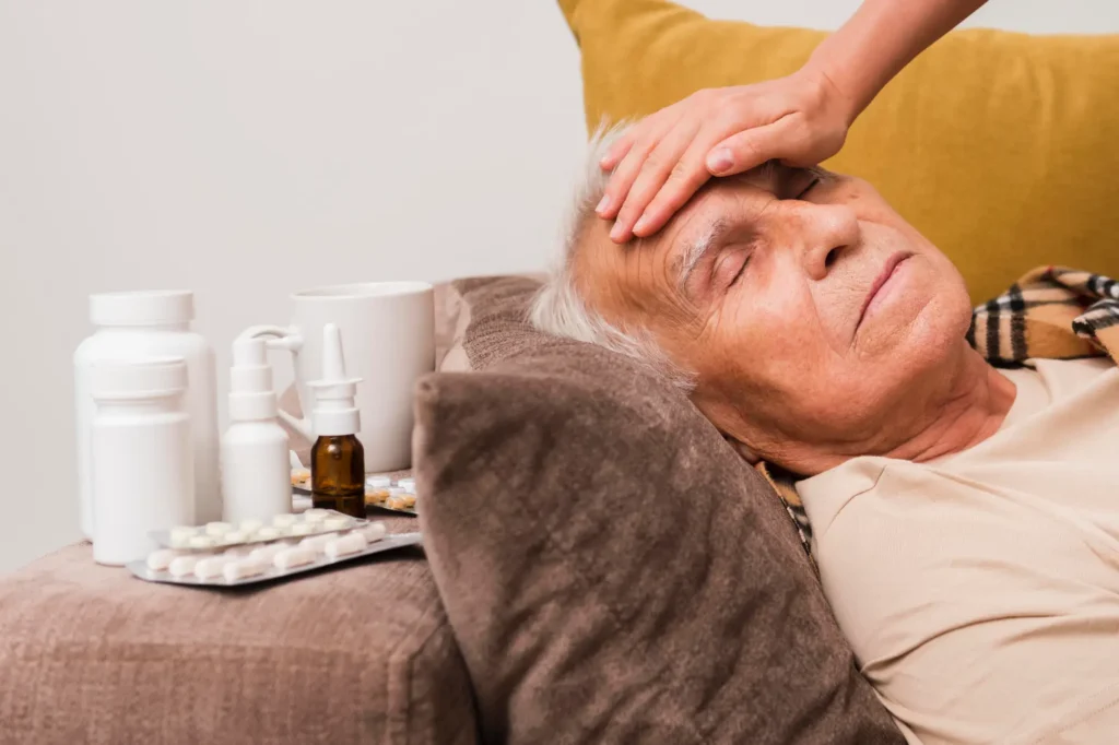 ผู้ป่วยที่มีโรคประจำตัวเกี่ยวกับหลอดเลือด เช่น โรคเบาหวาน โรคความดันโลหิตสูง โรคไขมันในเลือดสูง